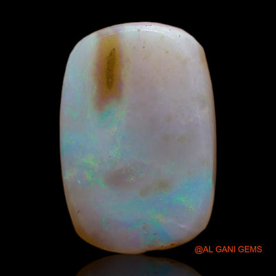 Natural Untreated Fire Opal Loose Gemstone Oval Rough From Australia 6.00 Cts 14x9x6 mm RC-909