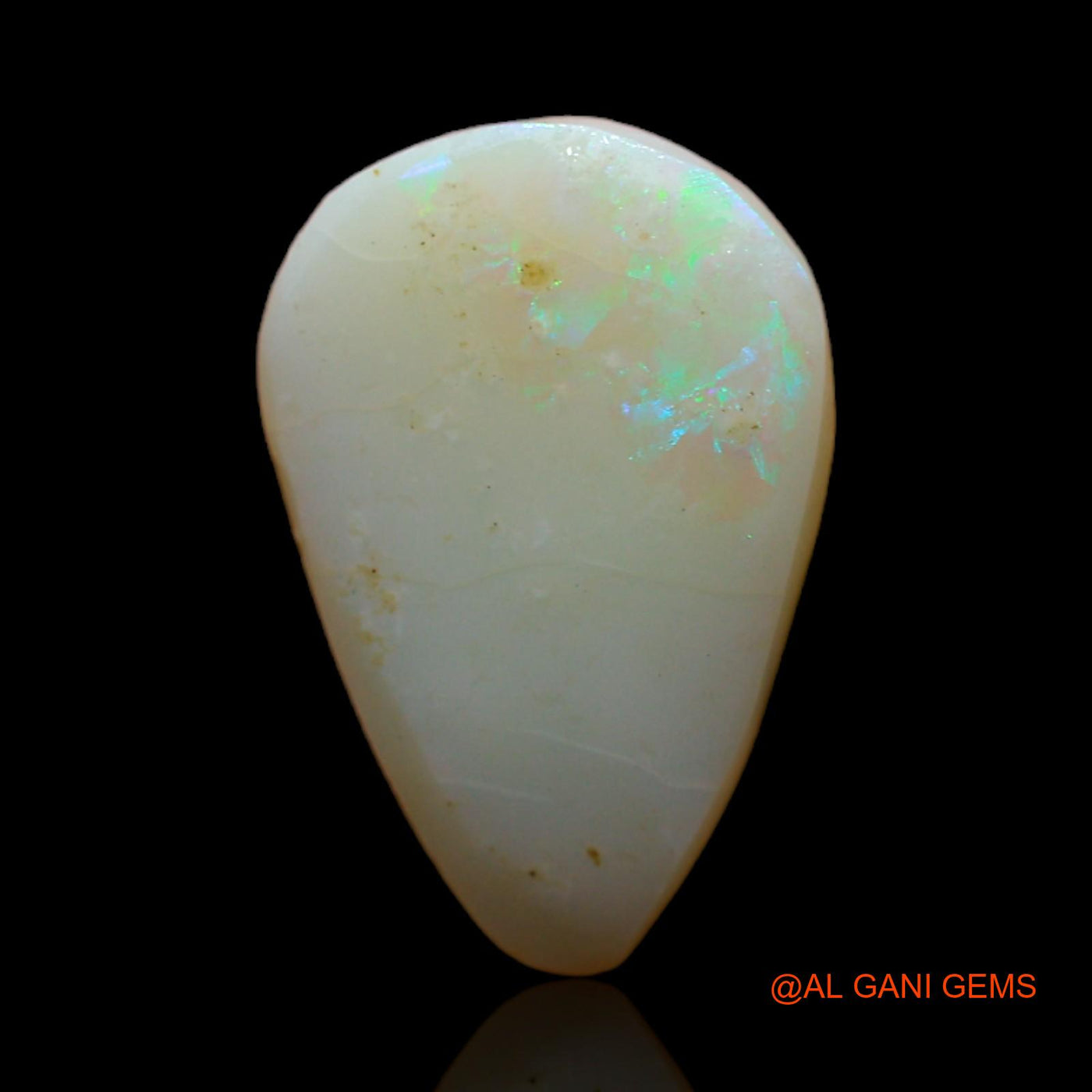 3.00 Cts Unheated Australian Fire Opal Loose Gemstone Pear Rough Natural 16x11x3 mm RC-912