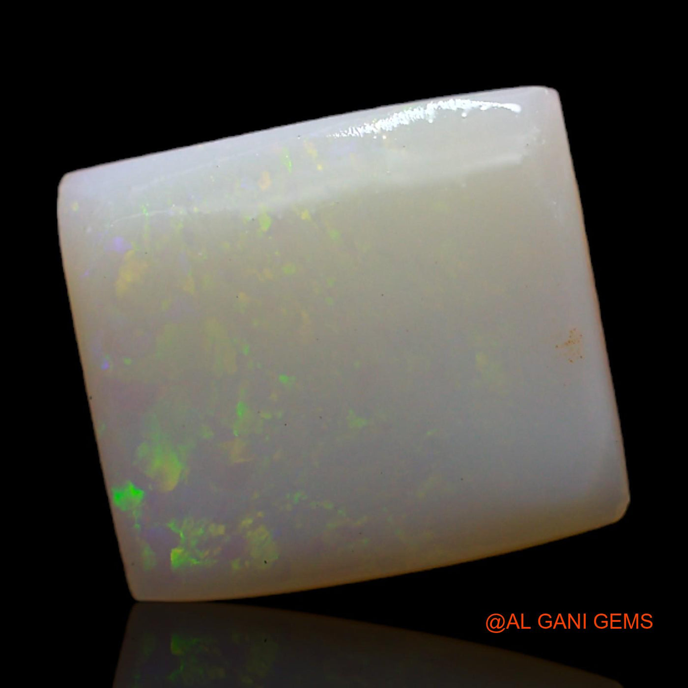 Natural Fire Opal Gemstone 3.00 Cts Loose Square Rough From Australia 12x11x2 mm RC-913