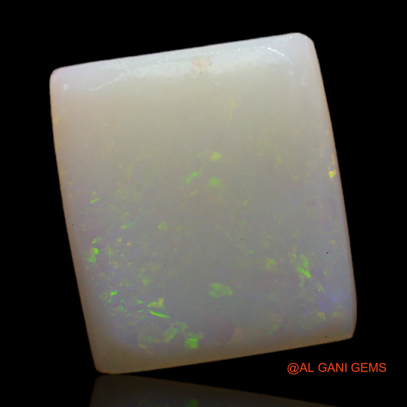 Natural Fire Opal Gemstone 3.00 Cts Loose Square Rough From Australia 12x11x2 mm RC-913