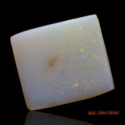 Natural Fire Opal Gemstone 3.00 Cts Loose Square Rough From Australia 12x11x2 mm RC-913