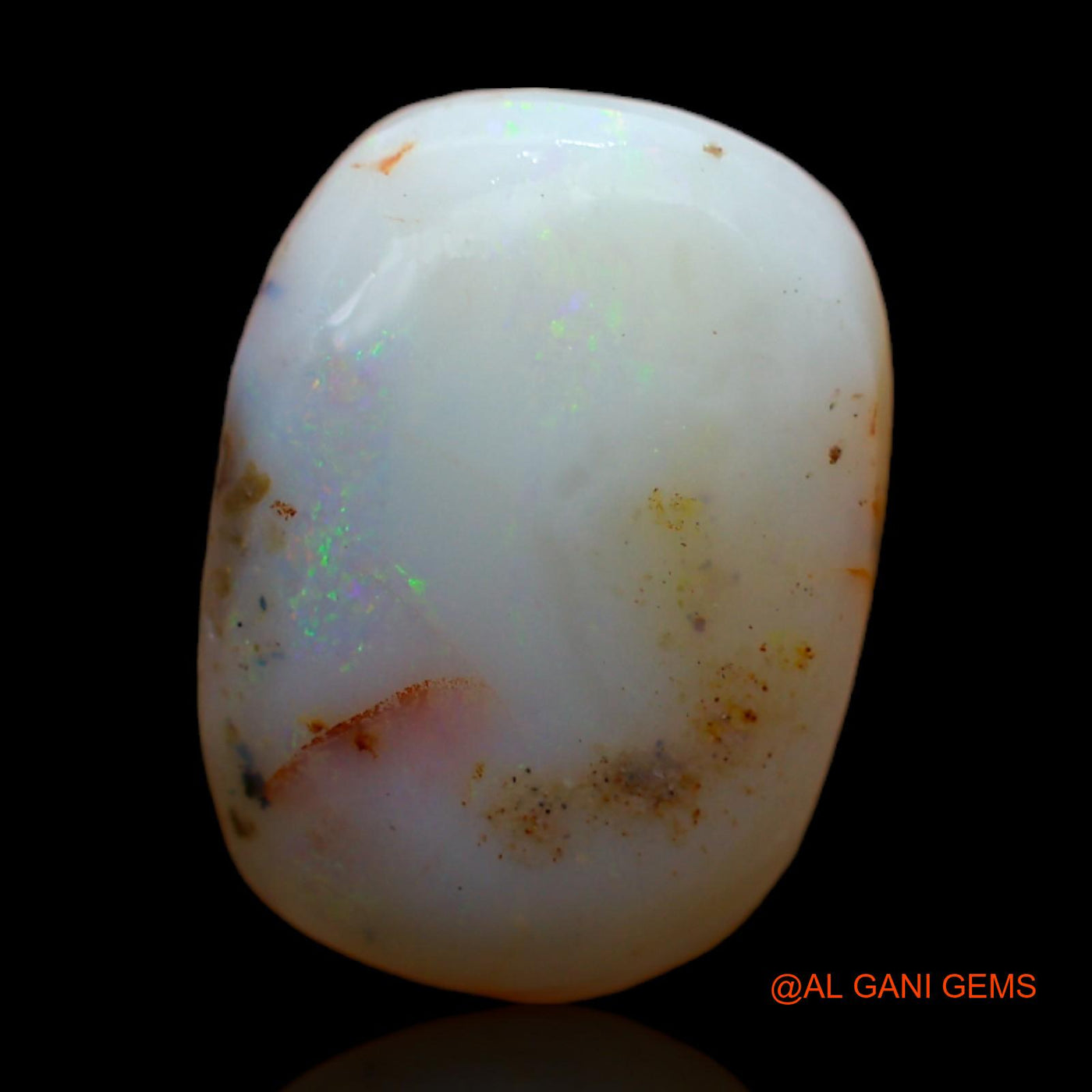 Natural Fire Opal Gemstone 5.00 Cts Loose Oval Rough From Australia 14x10x5 mm RC-914