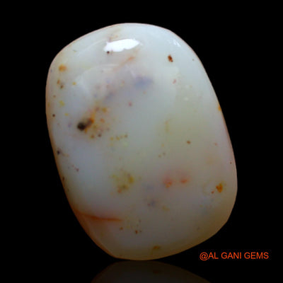 Natural Fire Opal Gemstone 5.00 Cts Loose Oval Rough From Australia 14x10x5 mm RC-914