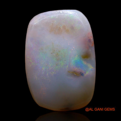 Natural Untreated Fire Opal Loose Gemstone Oval Rough From Australia 4.00 Cts 15x10x3 mm RC-916