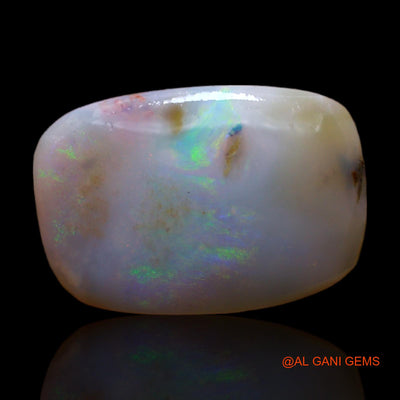Natural Untreated Fire Opal Loose Gemstone Oval Rough From Australia 4.00 Cts 15x10x3 mm RC-916