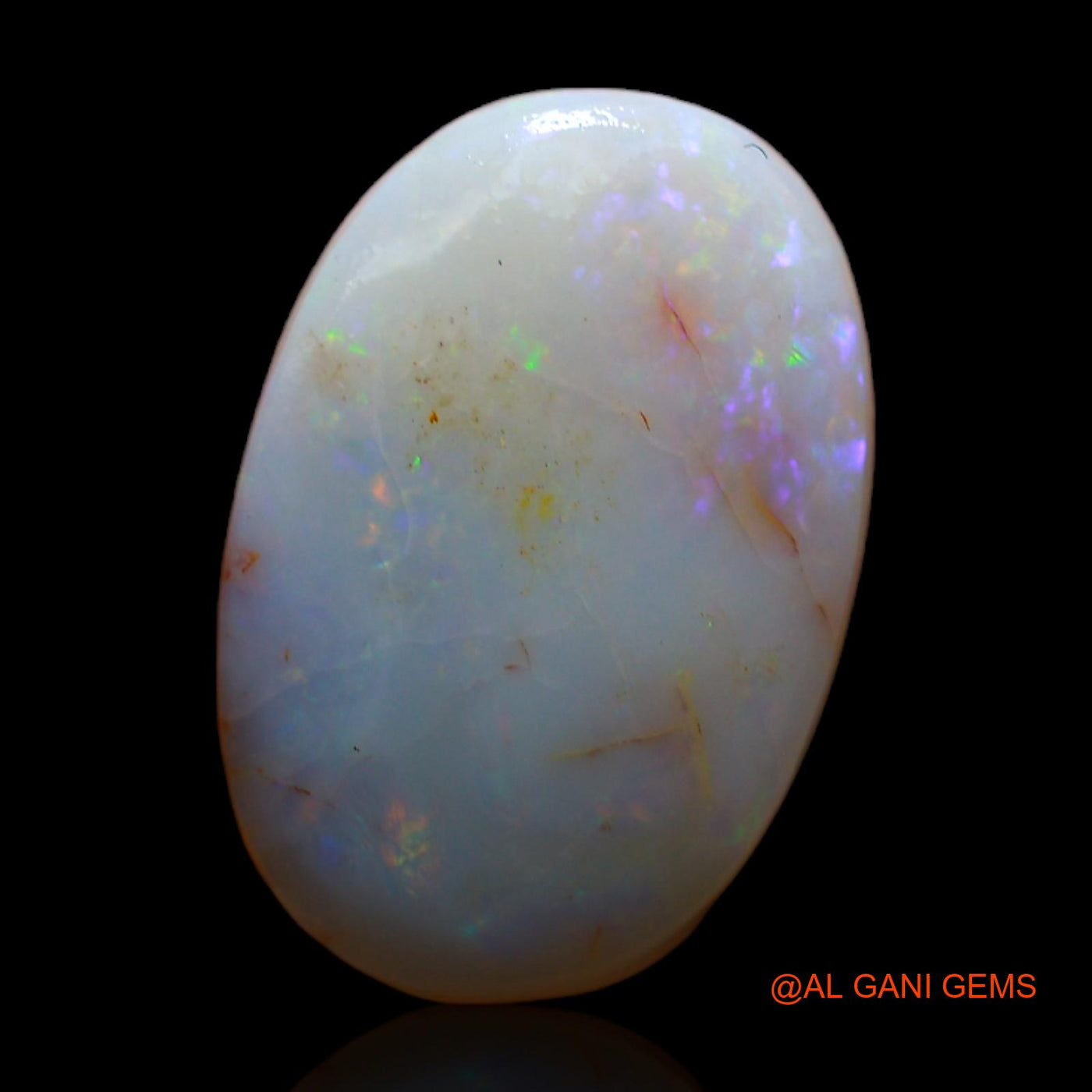 6.00 Cts Natural Australian Fire Opal Loose Gemstone Oval Rough 15x10x4 mm RC-921
