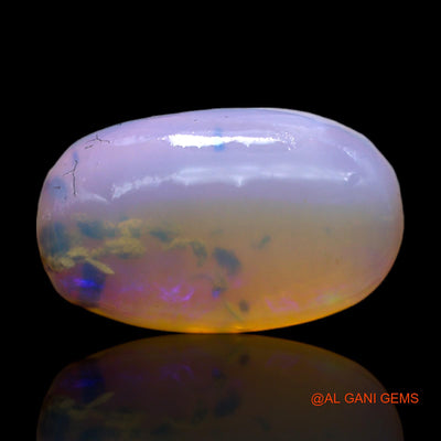 4.00 Cts Natural Australian Fire Opal Loose Gemstone Oval Rough 15x9x4 mm RC-923