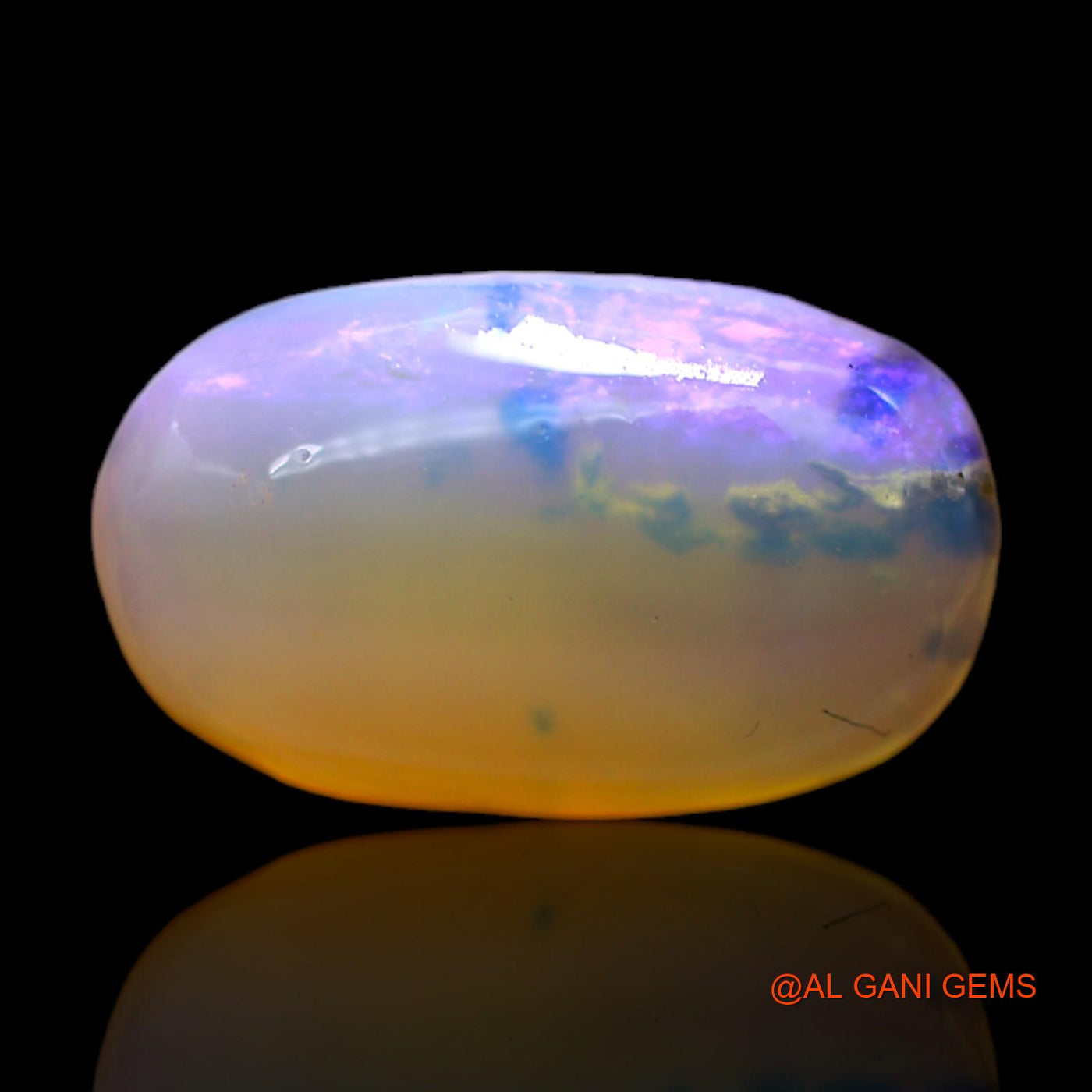 4.00 Cts Natural Australian Fire Opal Loose Gemstone Oval Rough 15x9x4 mm RC-923