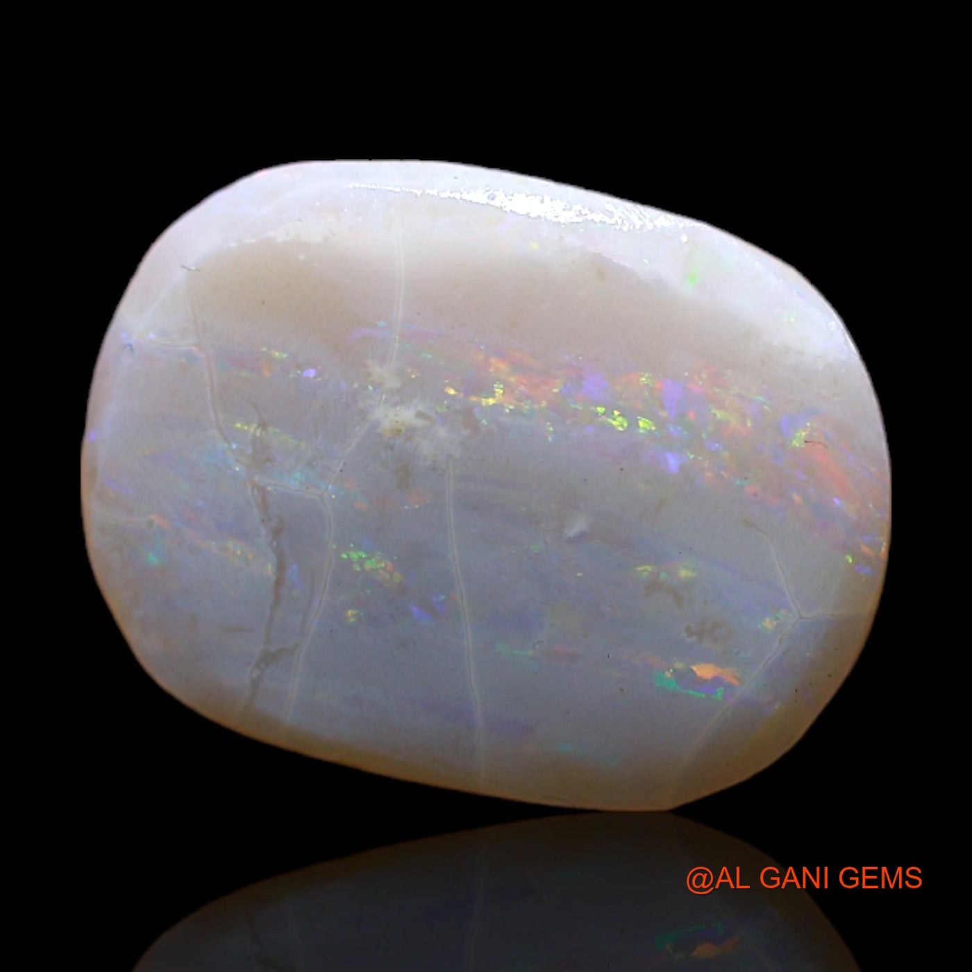 3.00 Cts Natural Australian Fire Opal Loose Gemstone Oval Rough 15x11x3 mm RC-924