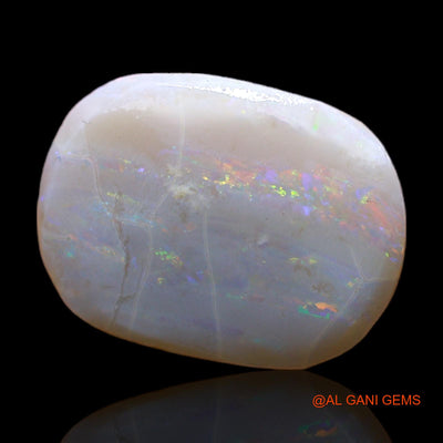 3.00 Cts Natural Australian Fire Opal Loose Gemstone Oval Rough 15x11x3 mm RC-924
