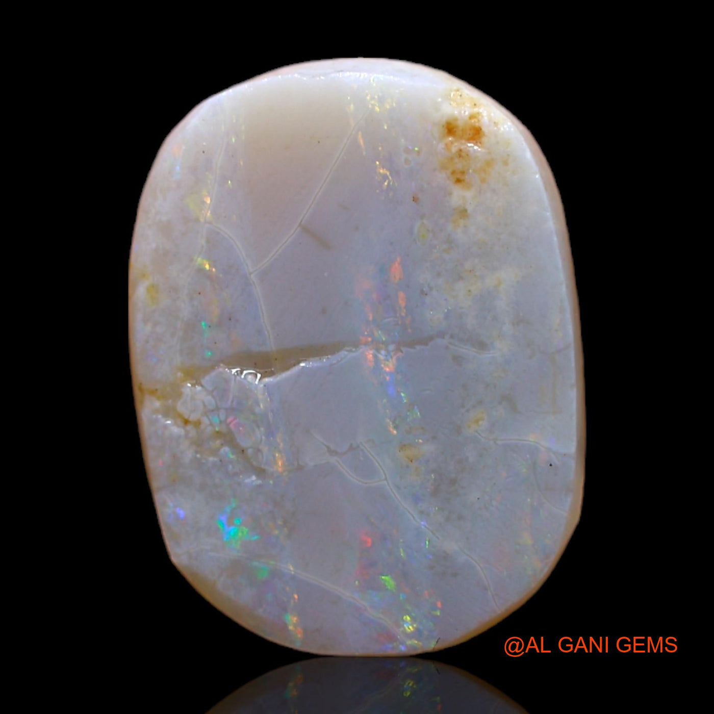 3.00 Cts Natural Australian Fire Opal Loose Gemstone Oval Rough 15x11x3 mm RC-924