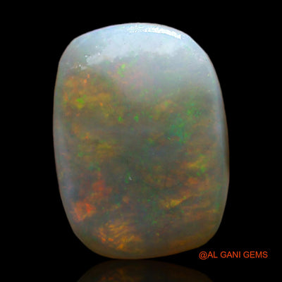 Natural Fire Opal Gemstone 4.00 Cts Loose Oval Rough From Australia 14x10x4 mm RC-925