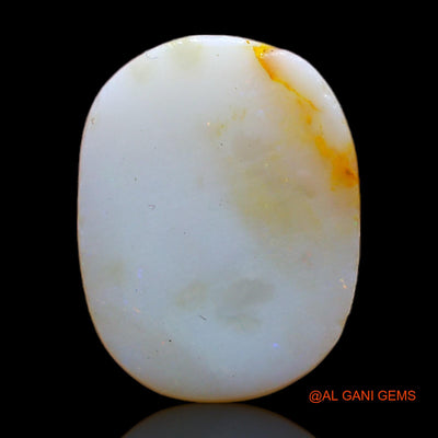 4.00 Cts Natural Australian Fire Opal Loose Gemstone Oval Rough 15x11x3 mm RC-926