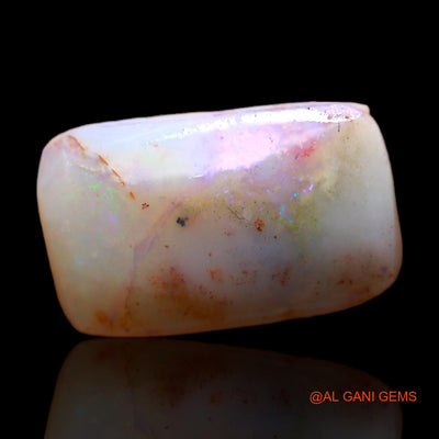 Natural Fire Opal Gemstone 4.00 Cts Loose Square Rough From Australia 15x9x4 mm RC-927