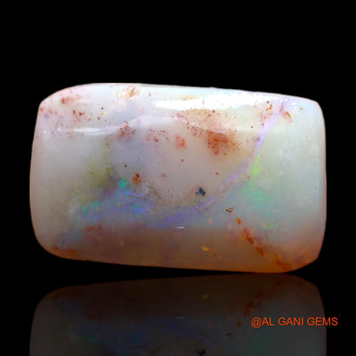 Natural Fire Opal Gemstone 4.00 Cts Loose Square Rough From Australia 15x9x4 mm RC-927