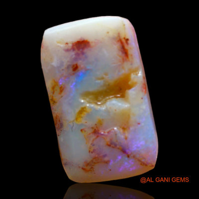 Natural Fire Opal Gemstone 4.00 Cts Loose Square Rough From Australia 15x9x4 mm RC-927