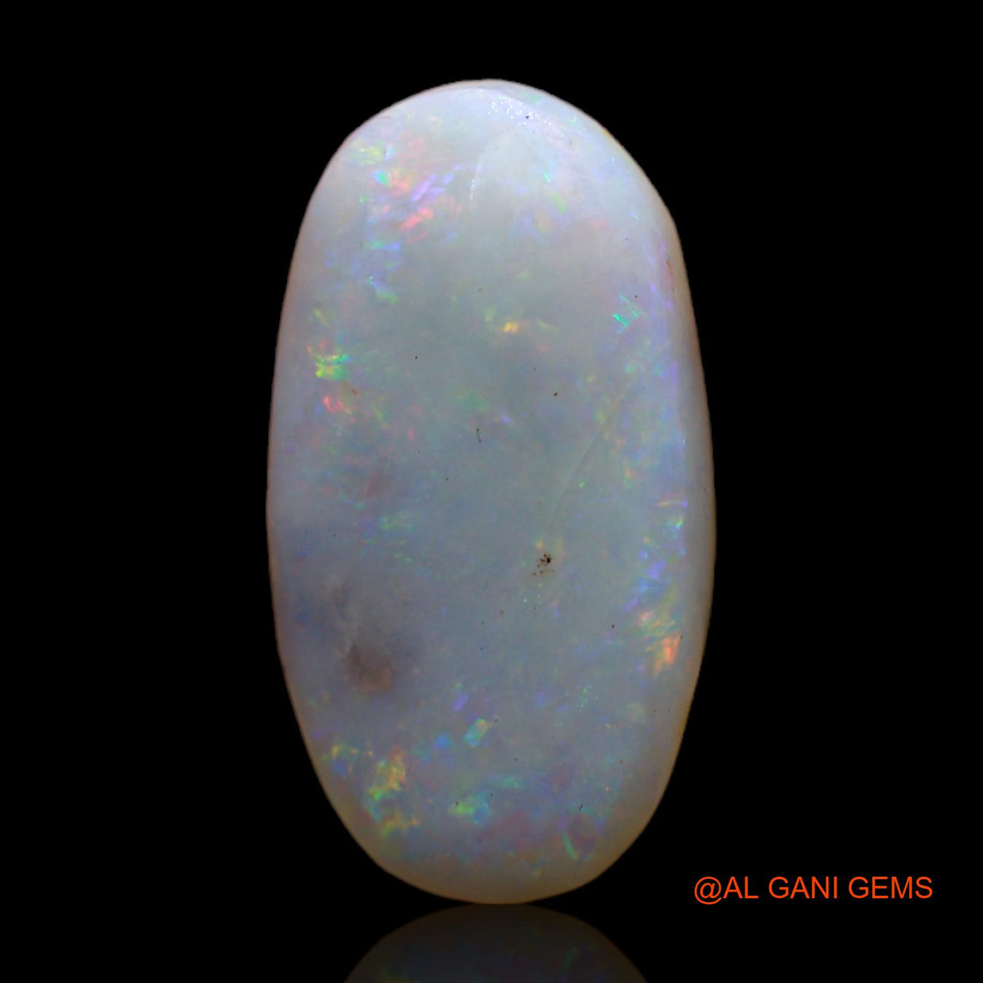 Natural Untreated Fire Opal Loose Gemstone Oval Rough From Australia 3.00 Cts 16x9x3 mm RC-928