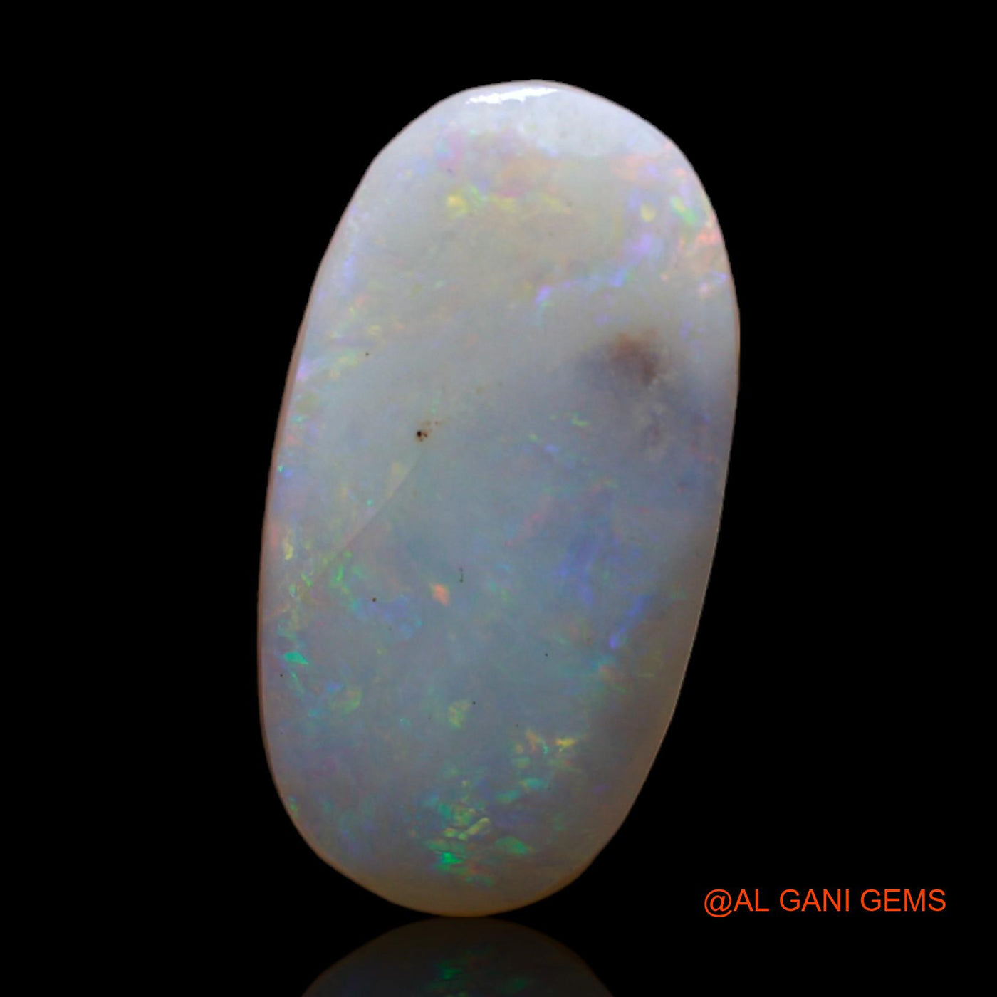 Natural Untreated Fire Opal Loose Gemstone Oval Rough From Australia 3.00 Cts 16x9x3 mm RC-928