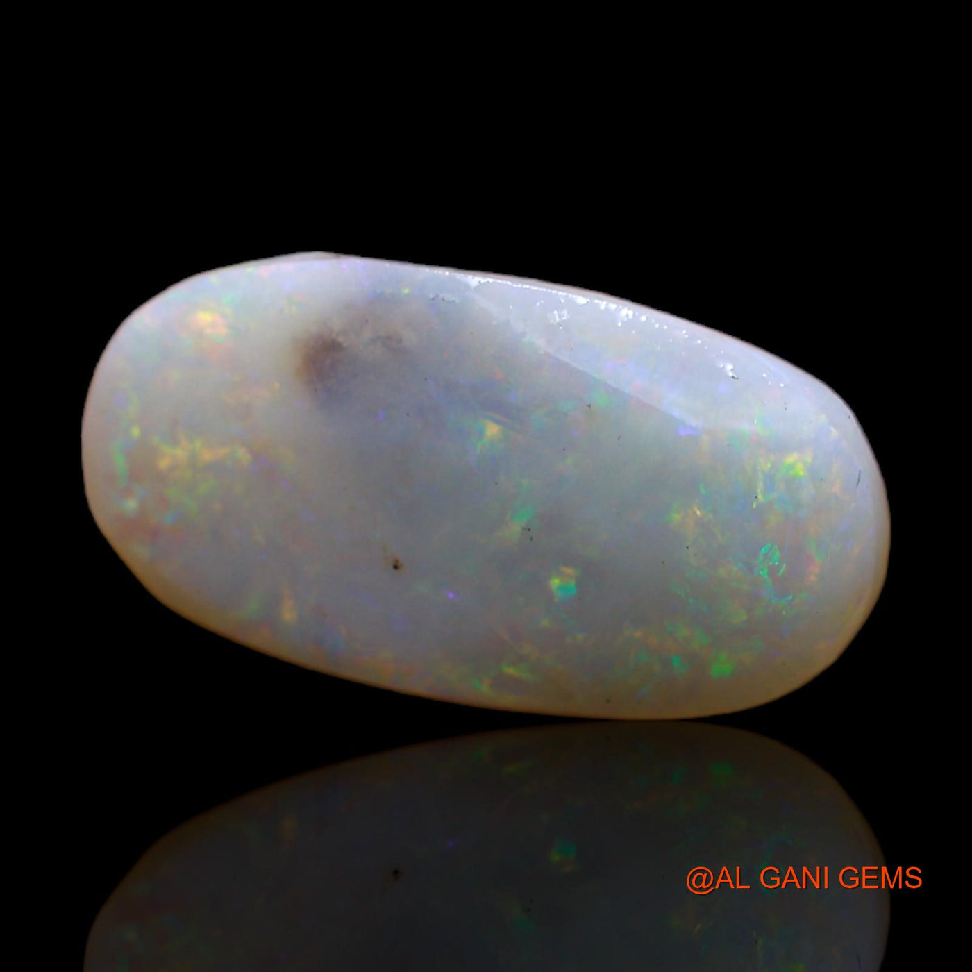 Natural Untreated Fire Opal Loose Gemstone Oval Rough From Australia 3.00 Cts 16x9x3 mm RC-928