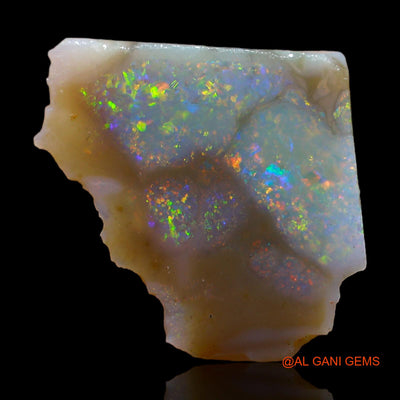 Natural Untreated Fire Opal Loose Gemstone Fancy Rough From Australia 4.00 Cts 16x16x3 mm RC-92