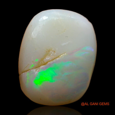 Natural Untreated Fire Opal Loose Gemstone Oval Rough From Australia 5.00 Cts 15x11x4 mm RC-931