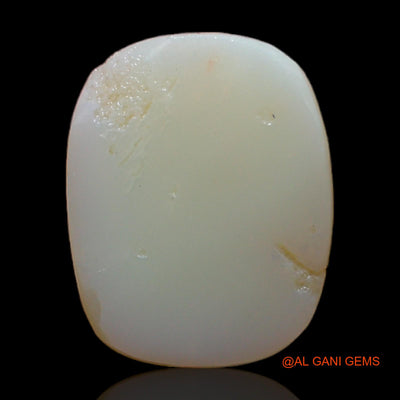 Natural Untreated Fire Opal Loose Gemstone Oval Rough From Australia 5.00 Cts 15x11x4 mm RC-931
