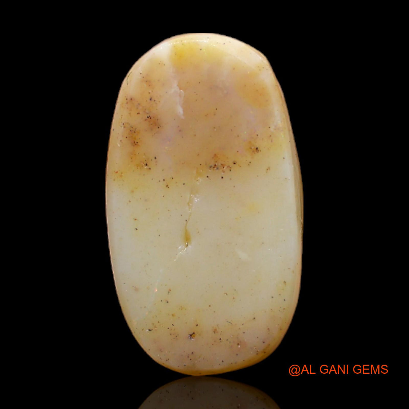 Natural Untreated Fire Opal Loose Gemstone Oval Rough From Australia 5.00 Cts 16x9x4 mm RC-939