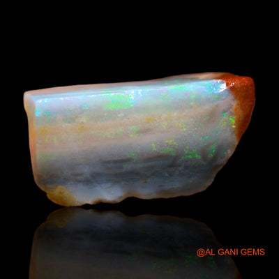 Natural Fire Opal Gemstone 10.00 Cts Loose Fancy Rough From Australia 17x13x9 mm RC-93