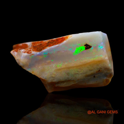 Natural Fire Opal Gemstone 10.00 Cts Loose Fancy Rough From Australia 17x13x9 mm RC-93