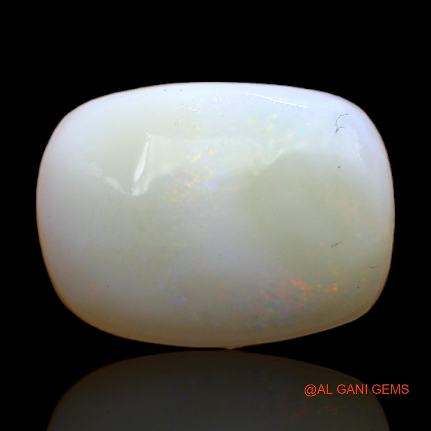 Natural Untreated Fire Opal Loose Gemstone Oval Rough From Australia 5.00 Cts 14x10x4 mm RC-940
