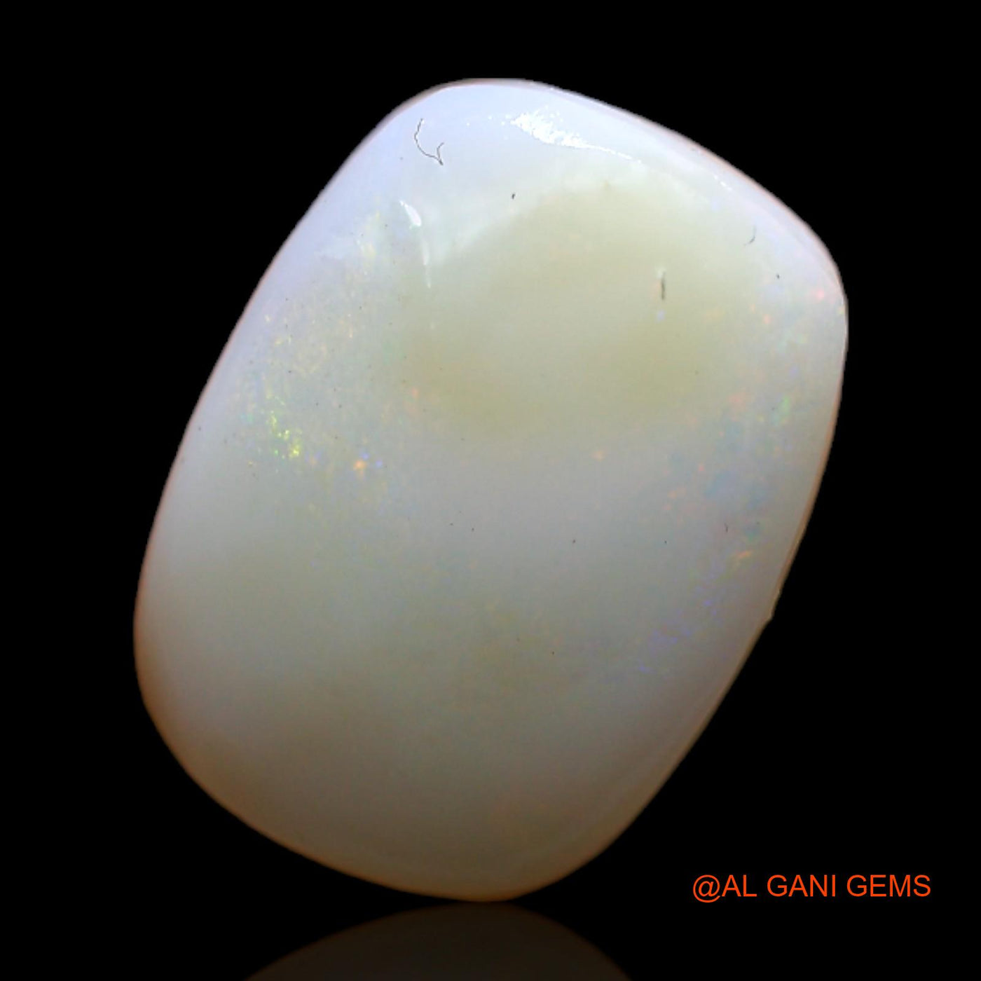 Natural Untreated Fire Opal Loose Gemstone Oval Rough From Australia 5.00 Cts 14x10x4 mm RC-940