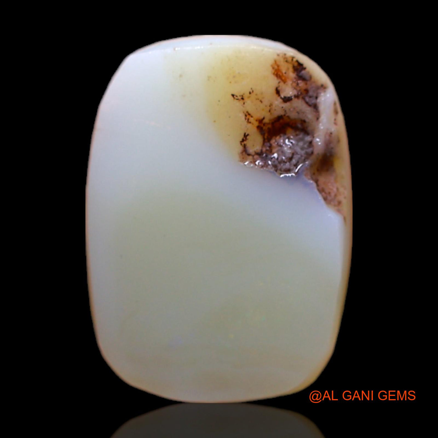 Natural Untreated Fire Opal Loose Gemstone Oval Rough From Australia 5.00 Cts 14x10x4 mm RC-940
