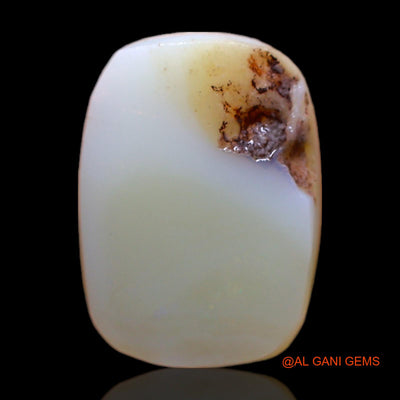 Natural Untreated Fire Opal Loose Gemstone Oval Rough From Australia 5.00 Cts 14x10x4 mm RC-940