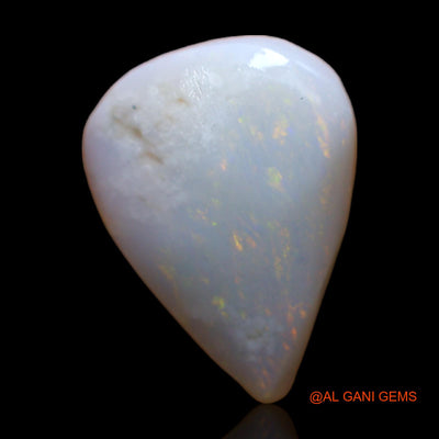 2.00 Cts Natural Australian Fire Opal Loose Gemstone Pear Rough 15x11x2 mm RC-943