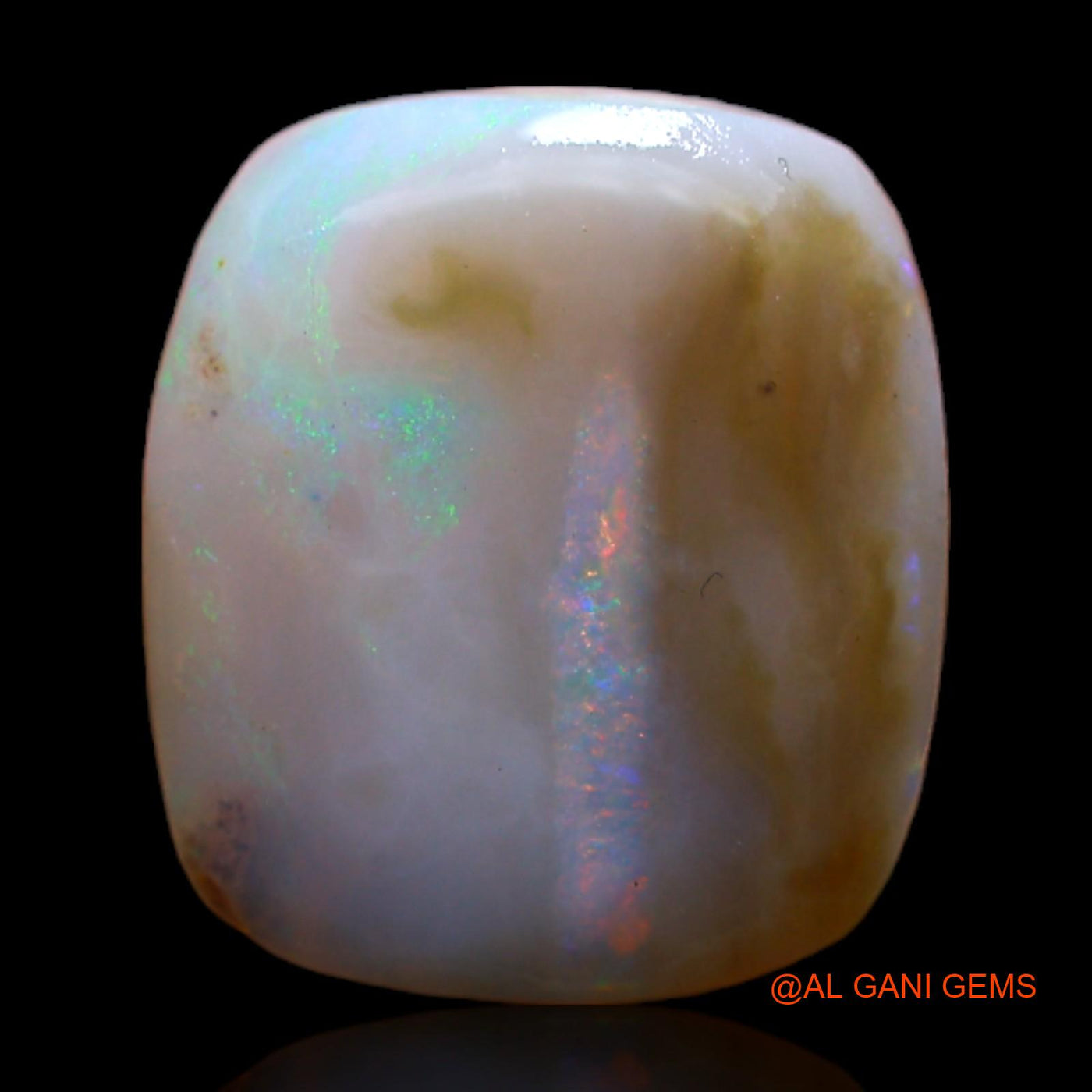 Natural Untreated Fire Opal Loose Gemstone Oval Rough From Australia 4.00 Cts 13x11x3 mm RC-945