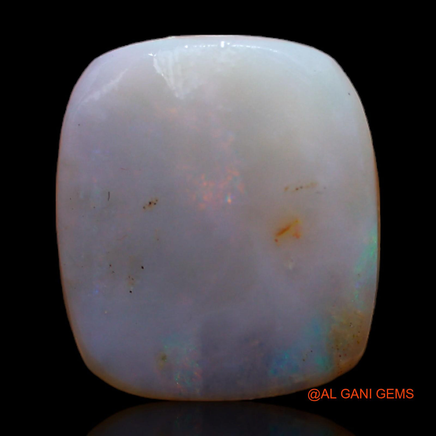 Natural Untreated Fire Opal Loose Gemstone Oval Rough From Australia 4.00 Cts 13x11x3 mm RC-945