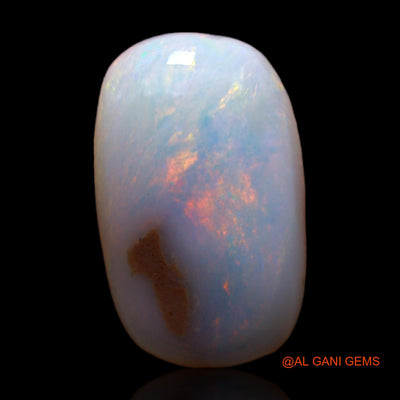 Natural Untreated Fire Opal Loose Gemstone Oval Rough From Australia 4.00 Cts 15x9x4 mm RC-947