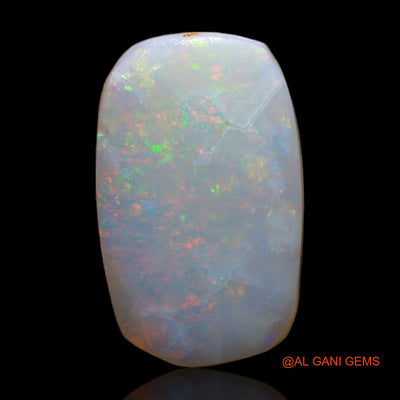 Natural Fire Opal Gemstone 4.00 Cts Loose Oval Rough From Australia 14x9x4 mm RC-949