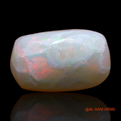 Natural Fire Opal Gemstone 4.00 Cts Loose Oval Rough From Australia 14x9x4 mm RC-949
