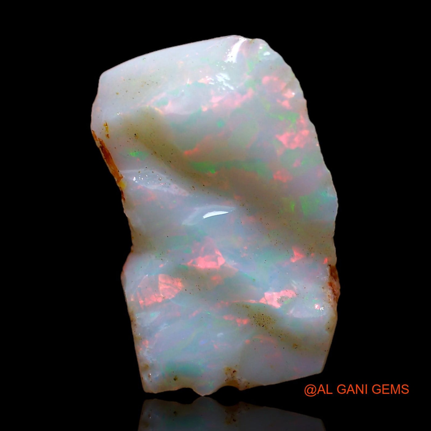 6.00 Cts Natural Australian Fire Opal Loose Gemstone Fancy Rough 18x12x4 mm RC-94