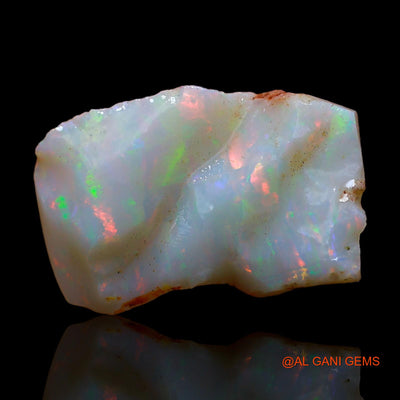 6.00 Cts Natural Australian Fire Opal Loose Gemstone Fancy Rough 18x12x4 mm RC-94