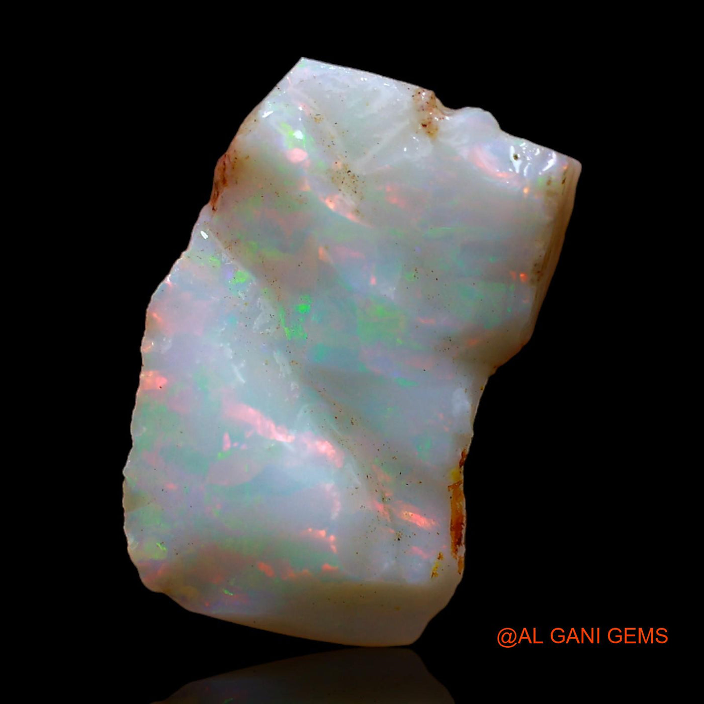 6.00 Cts Natural Australian Fire Opal Loose Gemstone Fancy Rough 18x12x4 mm RC-94