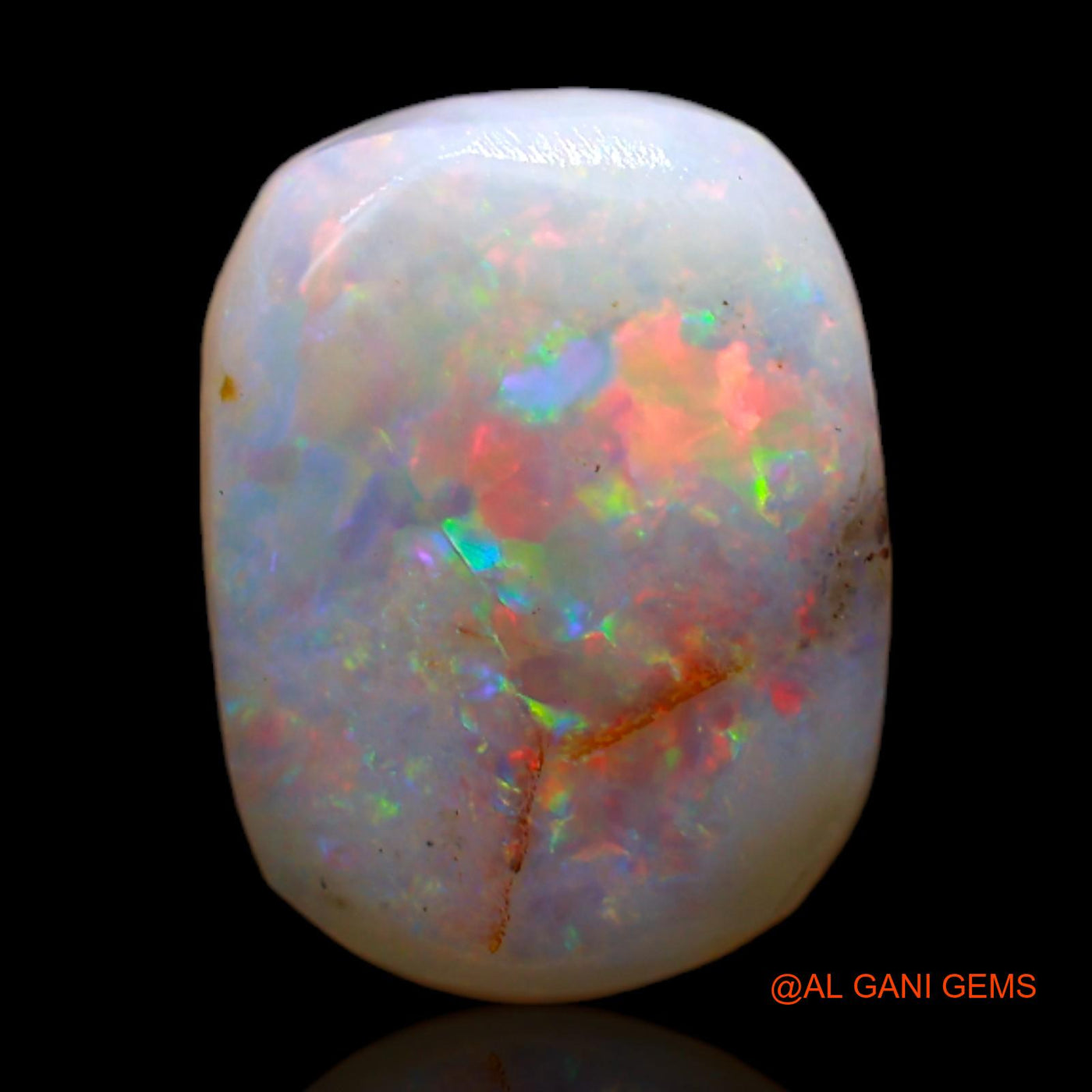 3.00 Cts Natural Australian Fire Opal Loose Gemstone Oval Rough 13x10x3 mm RC-950