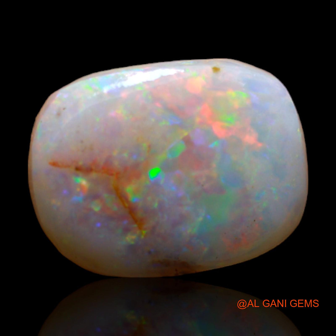 3.00 Cts Natural Australian Fire Opal Loose Gemstone Oval Rough 13x10x3 mm RC-950