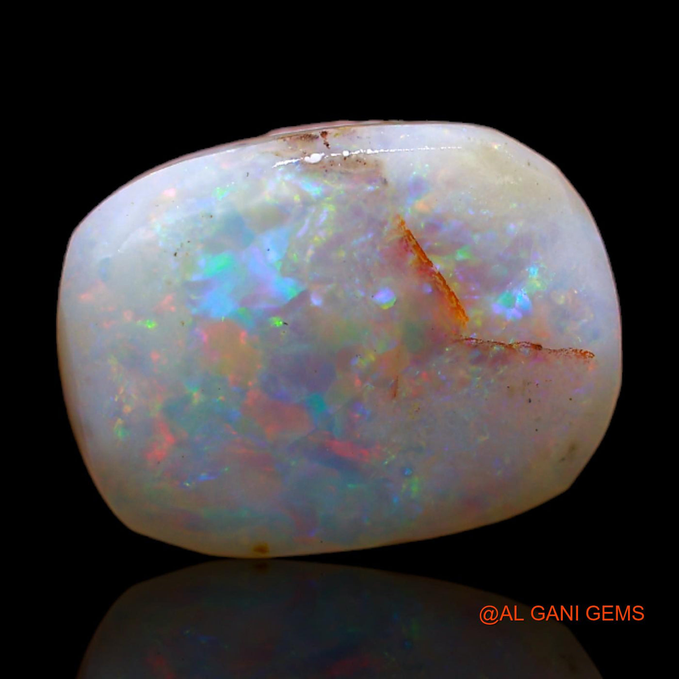 3.00 Cts Natural Australian Fire Opal Loose Gemstone Oval Rough 13x10x3 mm RC-950