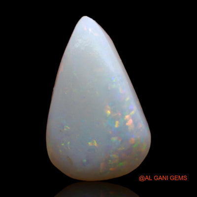 Natural Fire Opal Gemstone 3.00 Cts Loose Pear Rough From Australia 15x10x3 mm RC-952