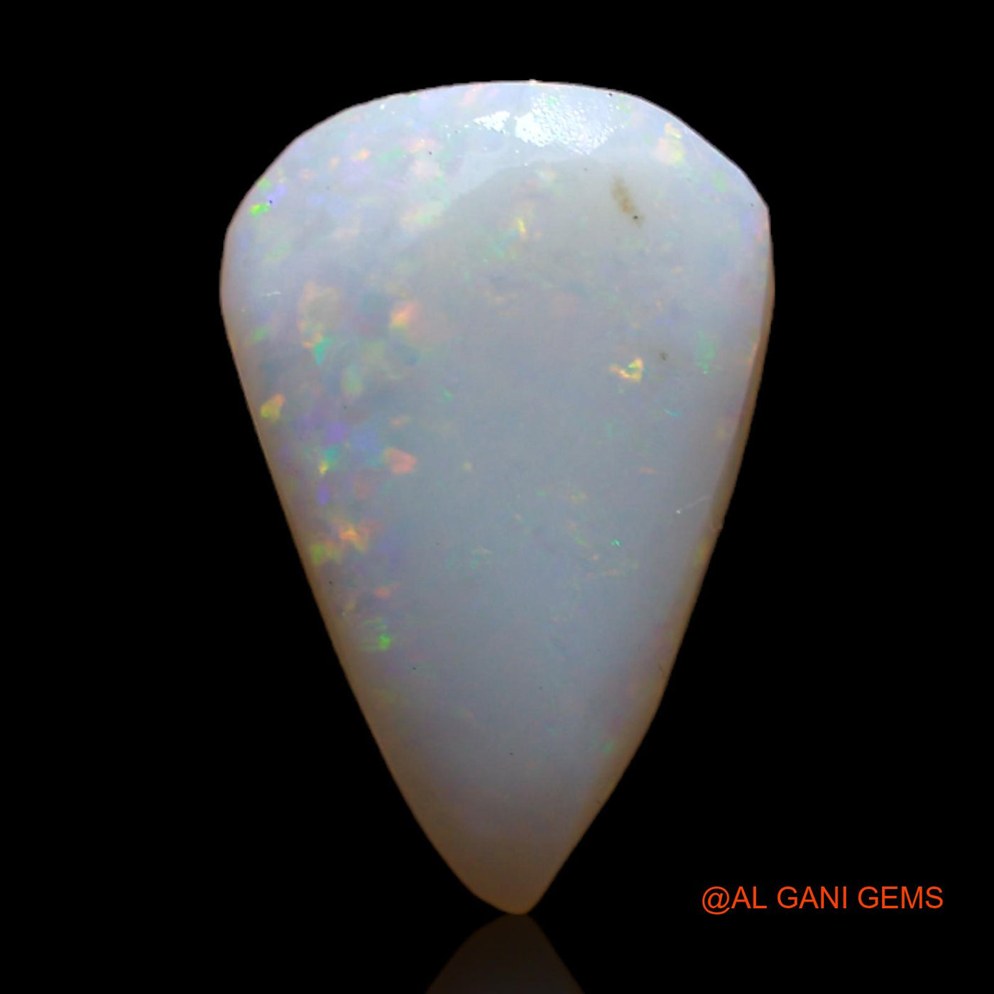 Natural Fire Opal Gemstone 3.00 Cts Loose Pear Rough From Australia 15x10x3 mm RC-952