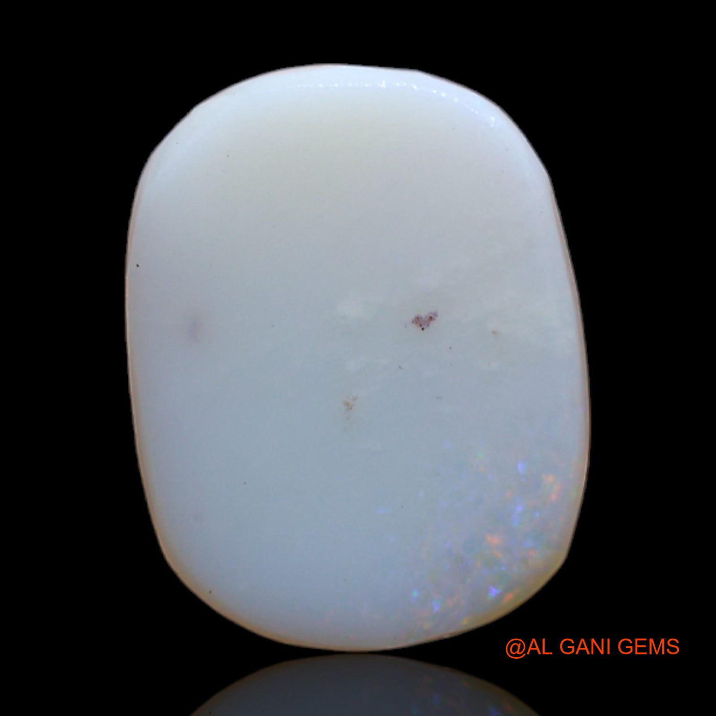 Natural Untreated Fire Opal Loose Gemstone Oval Rough From Australia 4.00 Cts 14x11x4 mm RC-953