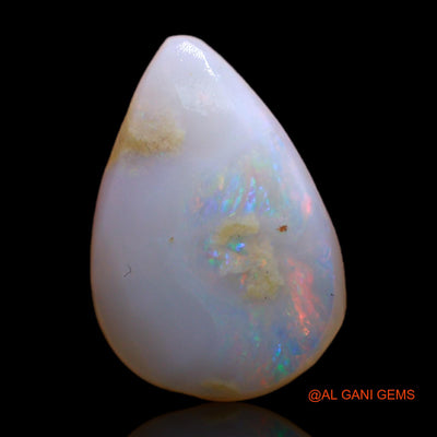 3.00 Cts Natural Australian Fire Opal Loose Gemstone Pear Rough 15x10x3 mm RC-955