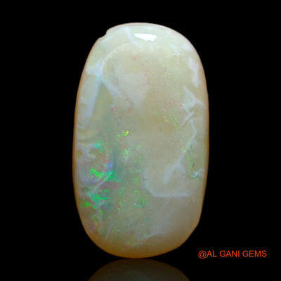 Natural Untreated Fire Opal Loose Gemstone Oval Rough From Australia 5.00 Cts 15x9x5 mm RC-957